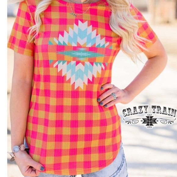 Crazy Train Groovy Bloom Tee - Picture 4 of 5